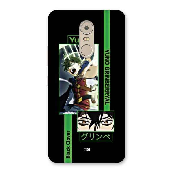 Yuno Black Clover Back Case for Lenovo K6 Note