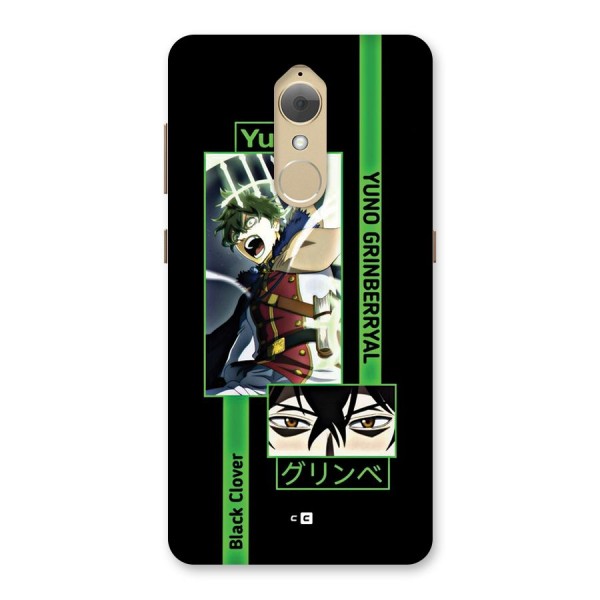 Yuno Black Clover Back Case for Lenovo K8
