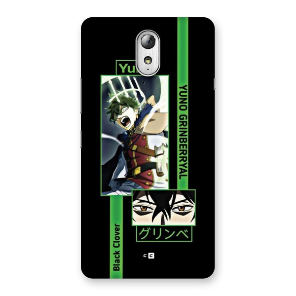 Yuno Black Clover Back Case for Lenovo Vibe P1M