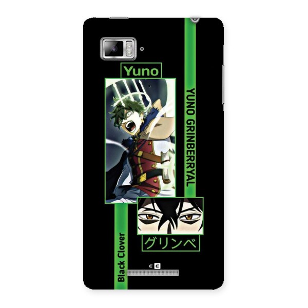 Yuno Black Clover Back Case for Lenovo Vibe Z K910