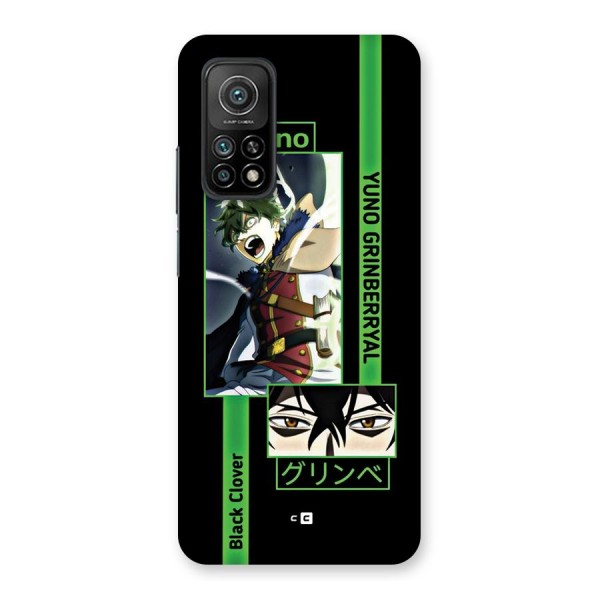 Yuno Black Clover Back Case for Mi 10T 5G