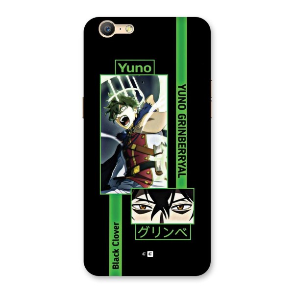 Yuno Black Clover Back Case for Oppo A39