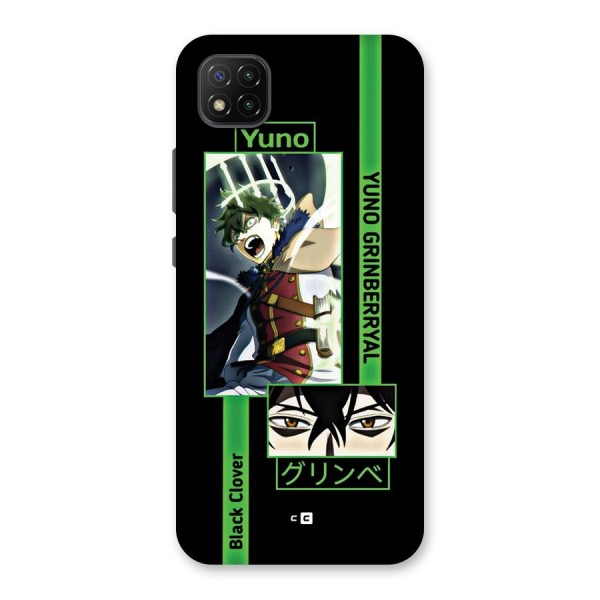 Yuno Black Clover Back Case for Poco C3