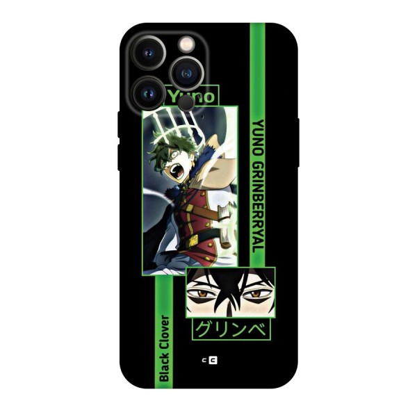Yuno Black Clover Back Case for iPhone 13 Pro Max