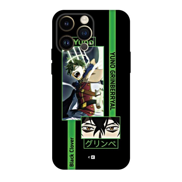 Yuno Black Clover Back Case for iPhone 14 Pro Max