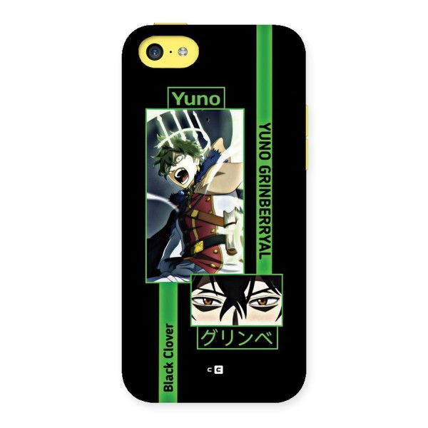 Yuno Black Clover Back Case for iPhone 5C