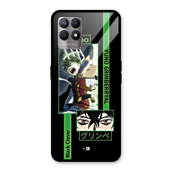 Yuno Black Clover Glass Back Case for Realme Narzo 50