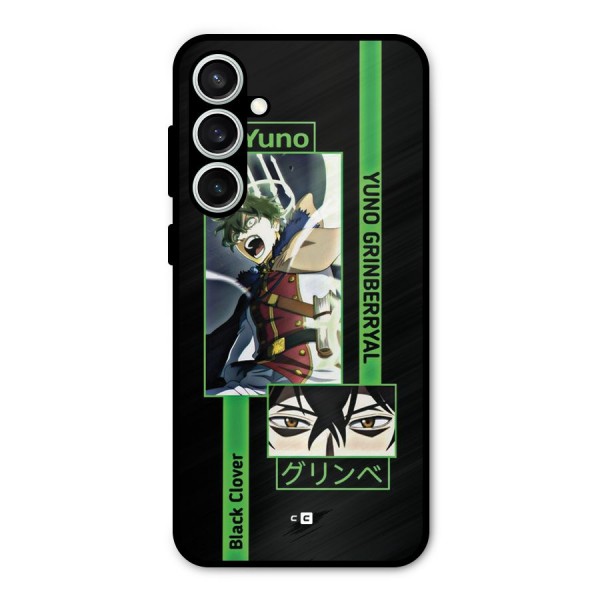 Yuno Black Clover Metal Back Case for Galaxy S23 FE