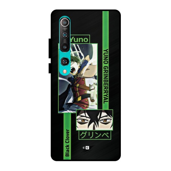 Yuno Black Clover Metal Back Case for Mi 10