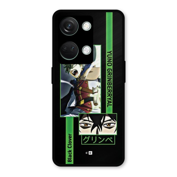 Yuno Black Clover Metal Back Case for OnePlus Nord 3