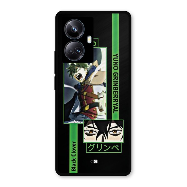 Yuno Black Clover Metal Back Case for Realme 10 Pro Plus