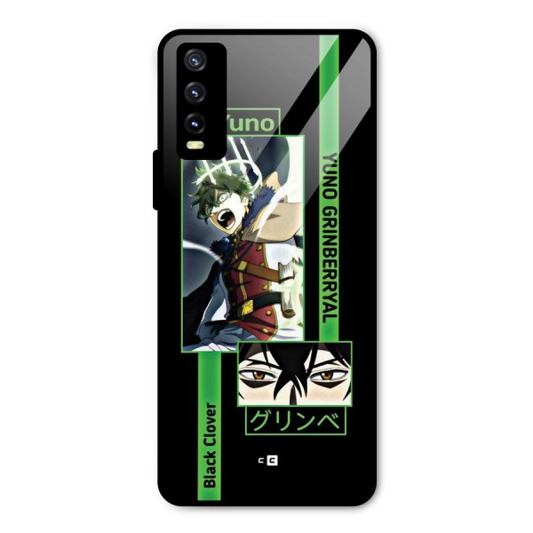 Yuno Black Clover Metal Back Case for Vivo Y20i