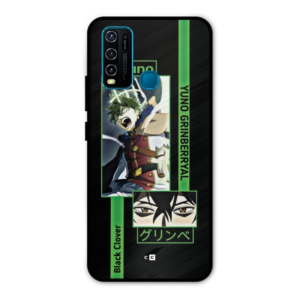 Yuno Black Clover Metal Back Case for Vivo Y50
