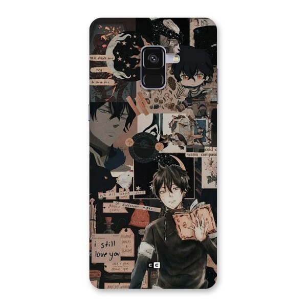 Yuno Collage Back Case for Galaxy A8 Plus