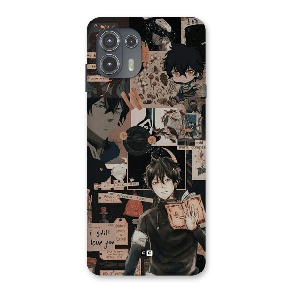 Yuno Collage Back Case for Motorola Edge 20 Fusion