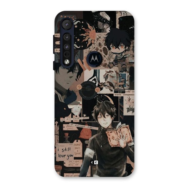Yuno Collage Back Case for Motorola One Macro