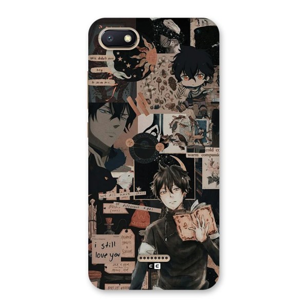Yuno Collage Back Case for Redmi 6A