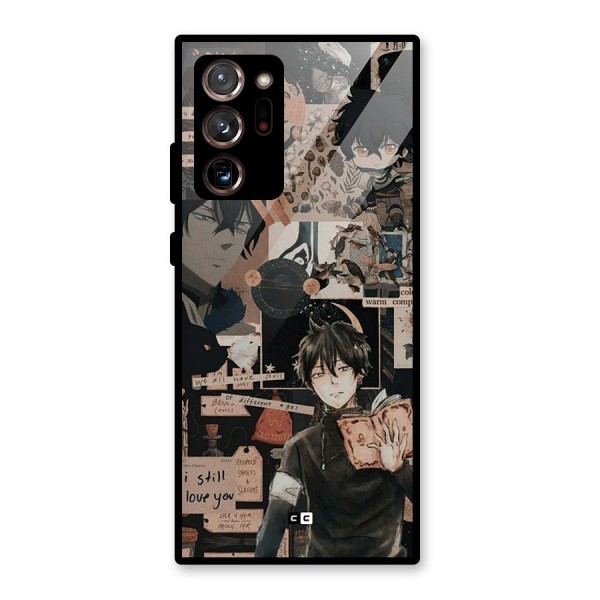 Yuno Collage Glass Back Case for Galaxy Note 20 Ultra 5G