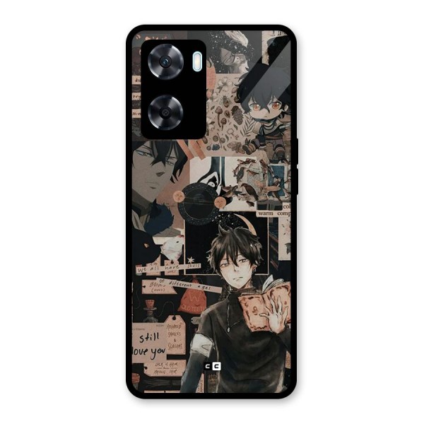 Yuno Collage Glass Back Case for Oppo A77