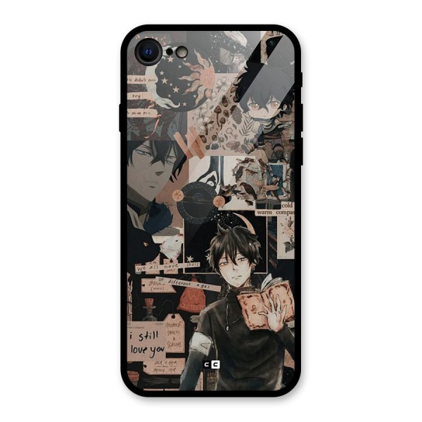 Yuno Collage Glass Back Case for iPhone 7