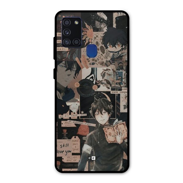 Yuno Collage Metal Back Case for Galaxy A21s