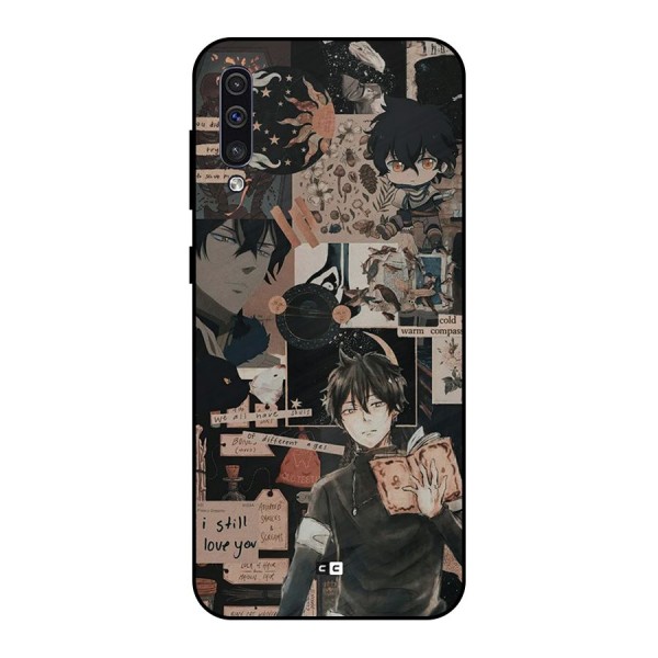 Yuno Collage Metal Back Case for Galaxy A30s