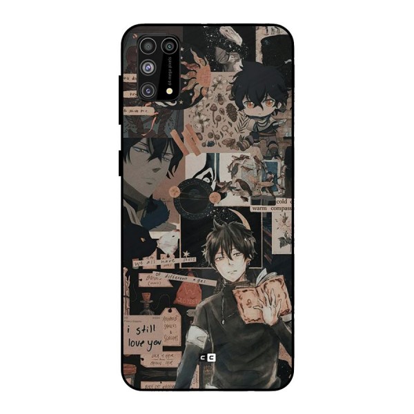 Yuno Collage Metal Back Case for Galaxy F41