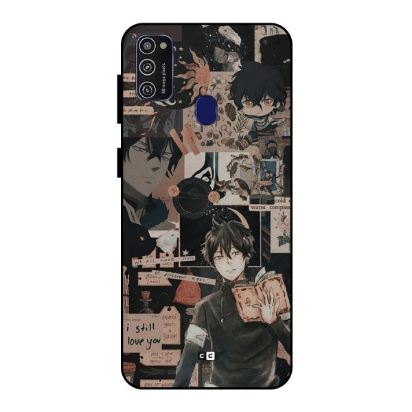 Yuno Collage Metal Back Case for Galaxy M30s