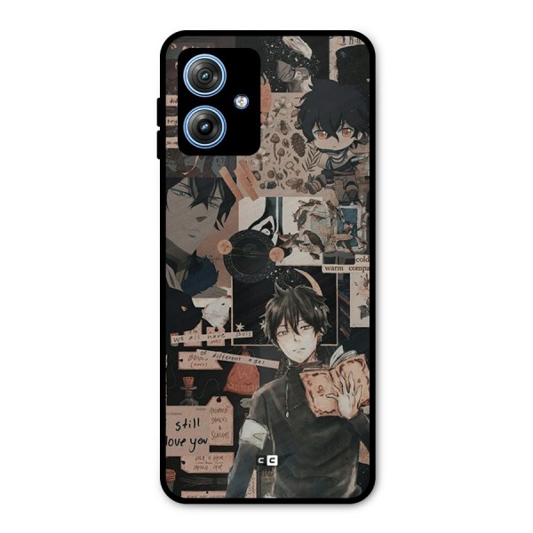 Yuno Collage Metal Back Case for Moto G54