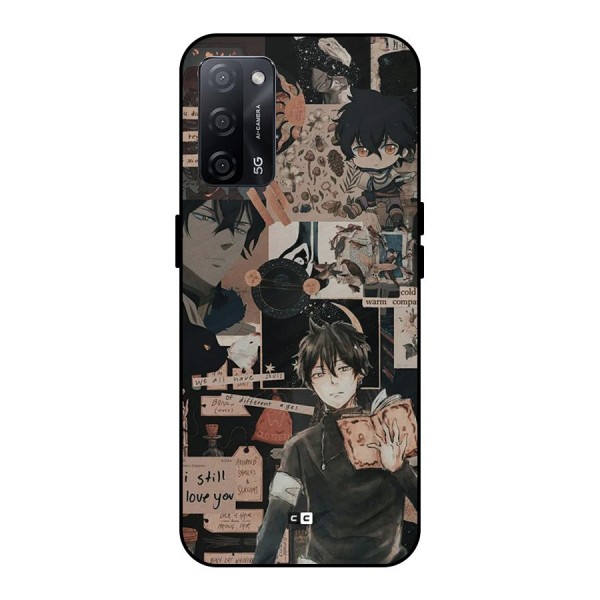 Yuno Collage Metal Back Case for Oppo A53s 5G