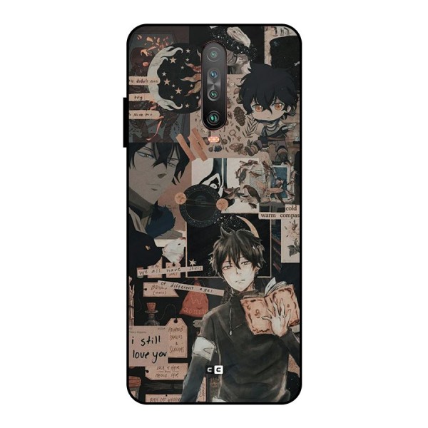 Yuno Collage Metal Back Case for Poco X2