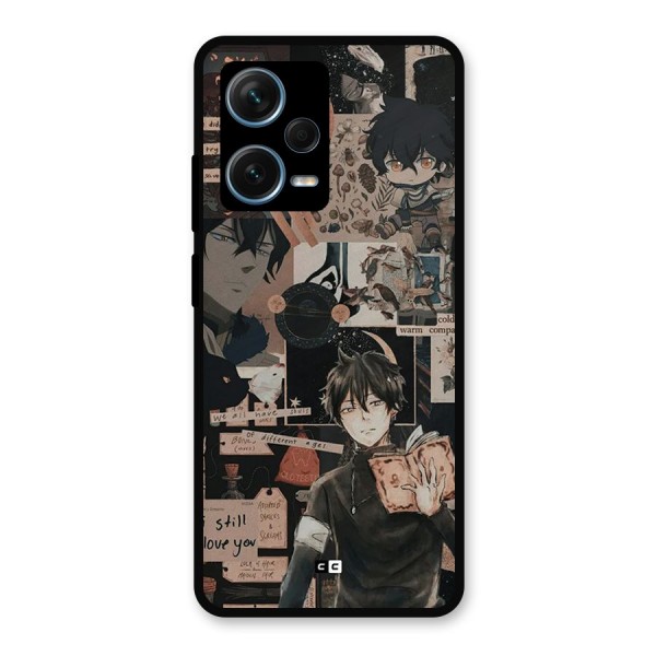 Yuno Collage Metal Back Case for Redmi Note 12 Pro Plus 5G