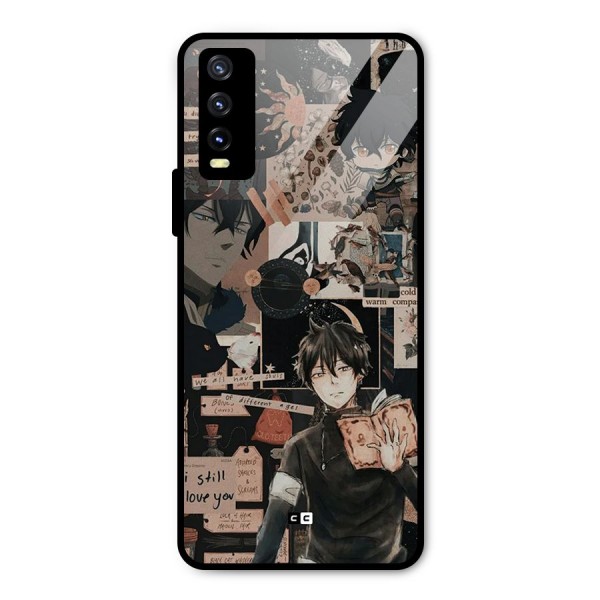 Yuno Collage Metal Back Case for Vivo Y20i