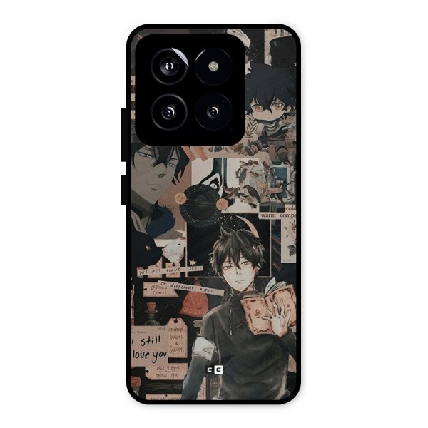 Yuno Collage Metal Back Case for Xiaomi 14