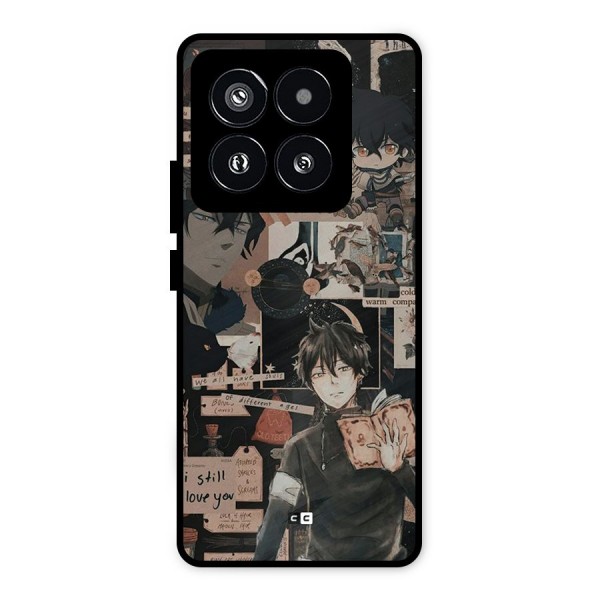 Yuno Collage Metal Back Case for Xiaomi 14 Pro
