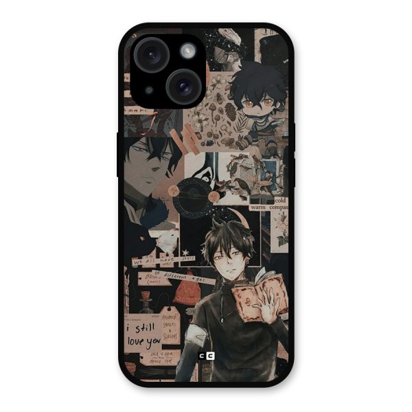 Yuno Collage Metal Back Case for iPhone 15