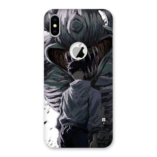 Yuta Strongest Curse User Back Case for iPhone X Logo Cut