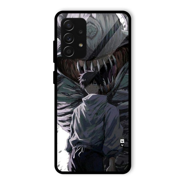 Yuta Strongest Curse User Glass Back Case for Galaxy A53 5G