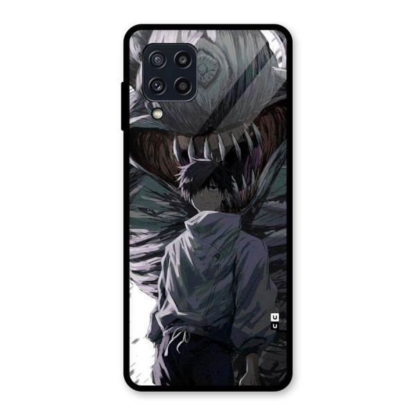 Yuta Strongest Curse User Glass Back Case for Galaxy M32