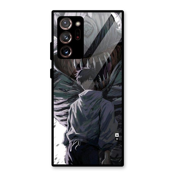 Yuta Strongest Curse User Glass Back Case for Galaxy Note 20 Ultra 5G