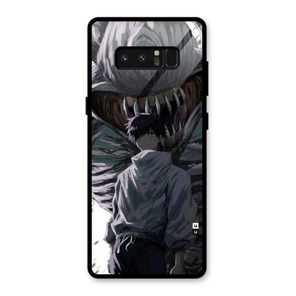 Yuta Strongest Curse User Glass Back Case for Galaxy Note 8