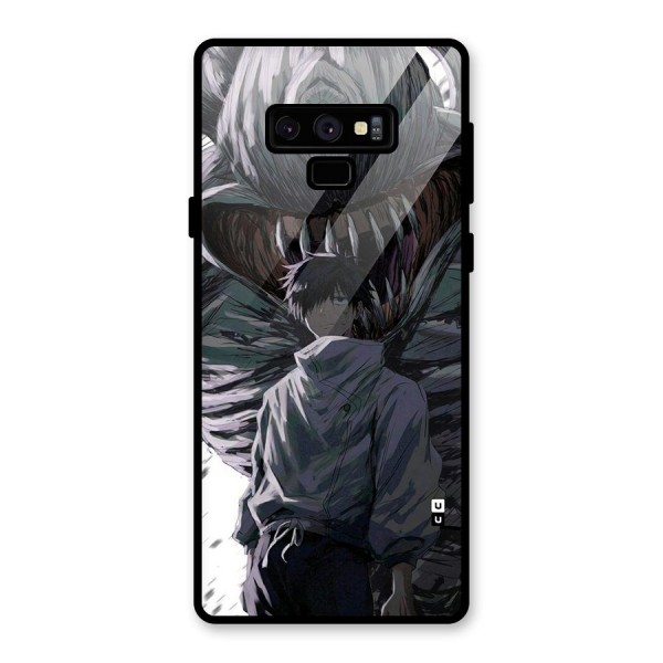 Yuta Strongest Curse User Glass Back Case for Galaxy Note 9
