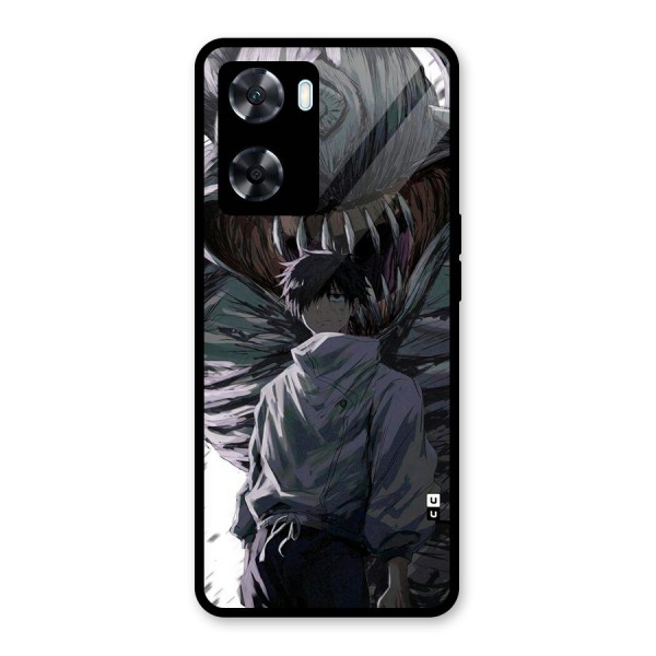 Yuta Strongest Curse User Glass Back Case for Oppo A77
