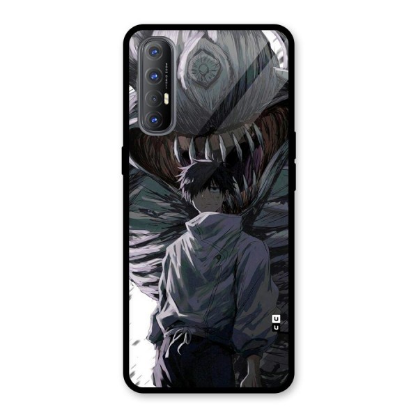 Yuta Strongest Curse User Glass Back Case for Oppo Reno3 Pro