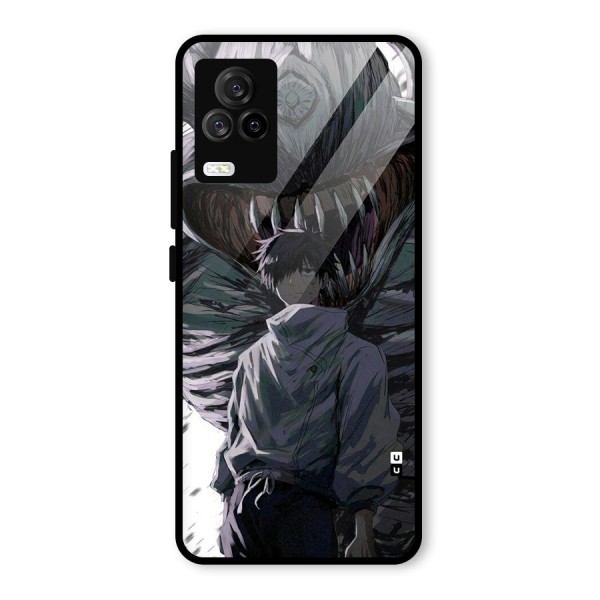 Yuta Strongest Curse User Glass Back Case for Vivo iQOO 7 Legend 5G