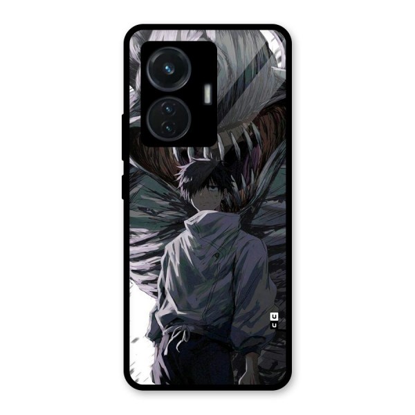 Yuta Strongest Curse User Glass Back Case for iQOO Z6 44W