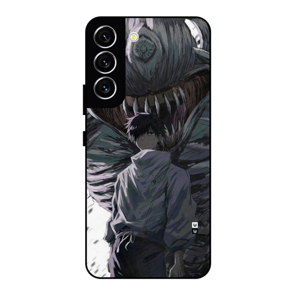 Yuta Strongest Curse User Metal Back Case for Galaxy S22 5G