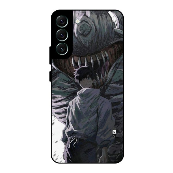 Yuta Strongest Curse User Metal Back Case for Galaxy S22 Plus 5G