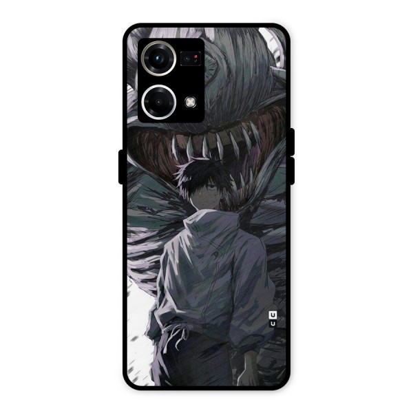 Yuta Strongest Curse User Metal Back Case for Oppo F21s Pro 4G