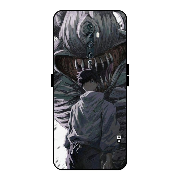 Yuta Strongest Curse User Metal Back Case for Oppo Reno2 F